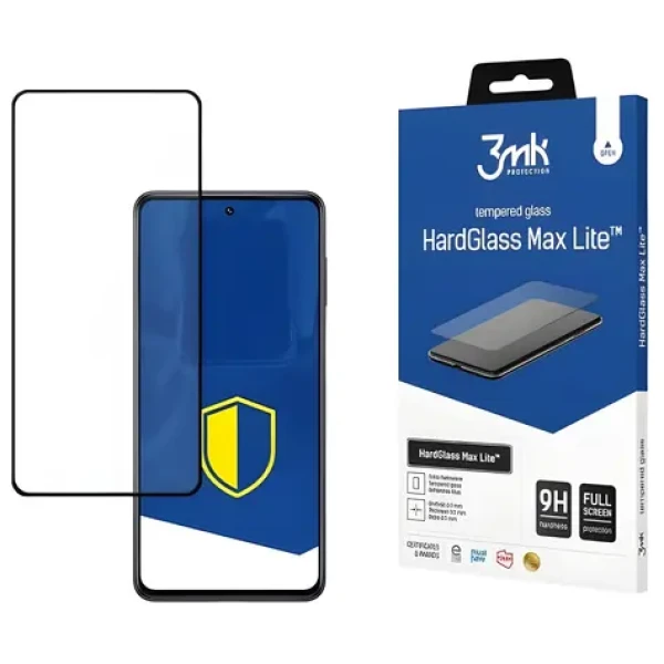 3mk HardGlass Max Lite černá / Tvrzené sklo / Samsung Galaxy M54 (SM-M546) / 9H / 0,3 mm