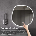CERANO - Koupelnové LED zrcadlo Lumeo - Ø 70 CER-666007