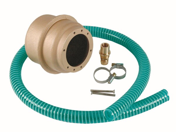 Hugo Lahme hrnec pro světla s ochranou kabelu Ø 110 mm, bronzový, pro keramické a fóliové bazény