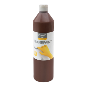 Prstová barva HAPPY INGREDIENTS, 750 ml hnědá