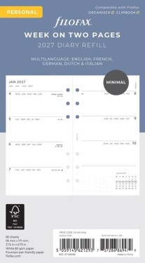 Diářový set Minimal 2027, Osobní