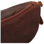 Trendy dámská kožená kabelko-ledvinka GW Babetta, hnědá