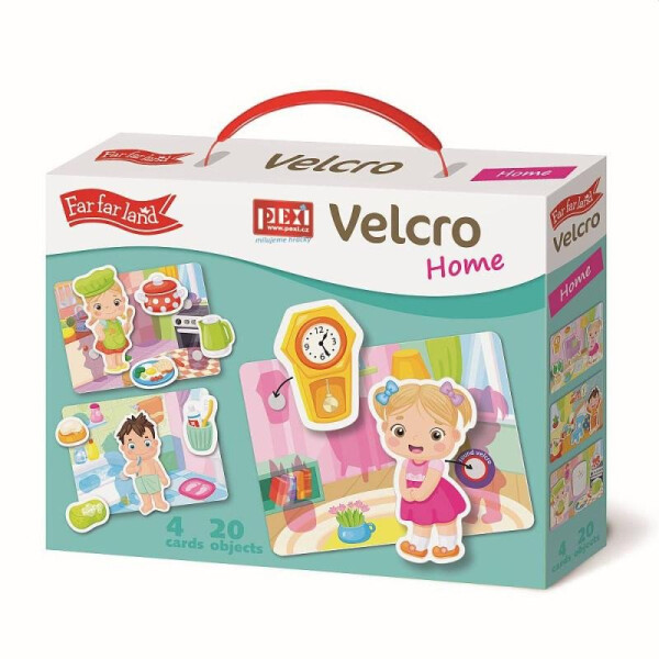 PEXI Velcro skládačky Domov (Home)