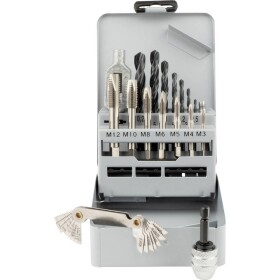 GSR 00708040 sada závitníků 17dílná metrický M3 - M12 DIN 352 HSS-G 1 ks