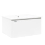 Koupelnová skříňka s umyvadlem Naturel Ancona 100x45x46 cm bílá lesklá ANCONA2100DVB ANCONA2100DVB