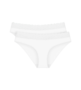 Dámské kalhotky Feel of Modal Tai 2P - WHITE - bílé 0003 - TRIUMPH WHITE XS