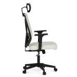 Kancelářská židle, houpací mechanismus, béžová látka, KA-W3137 BG