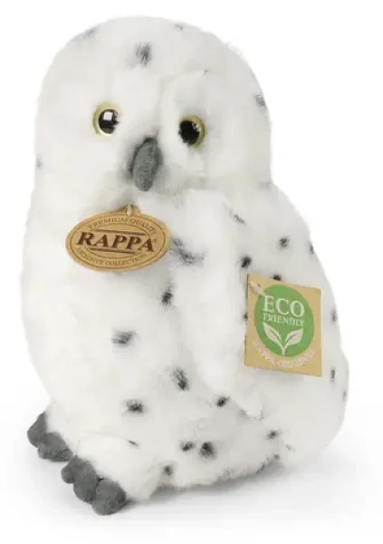 RAPPA Plyšová sova sněžná 19 cm
