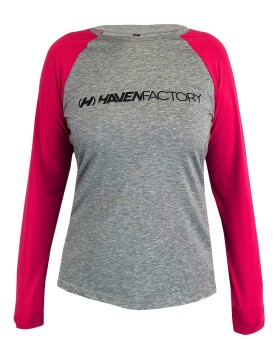 Dres HAVEN Factory Trail women pink/grey, vel. M (volný dres jednoduchého designu)
