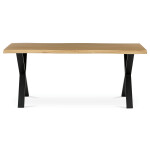 Jídelní stůl 180x90cm, mdf, divoký dub, HT-F4318 OAK