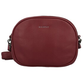 Trendy koženková crossbody kabelka Jennifer, vínová