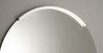 SAPHO - BORD kulaté zrcadlo s LED svítidlem MOON, broušená hrana, ø 60cm, CU free 22444-2211
