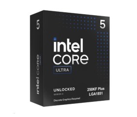 CPU INTEL Core Ultra 5 250KF Plus, až 5.3GHz, 30MB L2, LGA1851, Box (bez chladiče) EDF_1077336