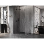 MEXEN/S - Lunar-B Duo sprchový kout dveře křídlové 95 x 90, transparent, grafit metal 832-095L-090P-95-00