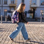 Školní batoh Akvarelová fantazie Topgal KIMI 26011 SET SMALL