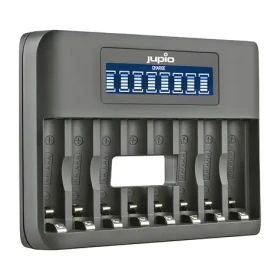 JUPIO Octo Battery Charger LCD / Nabíječka baterií / USB / 1-8x AA/AAA (JBC0130)
