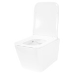 REA - Závěsná WC mísa Julio Rimless REA-C4803