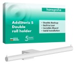 HANSGROHE - AddStoris S Držák toaletního papíru dvojitý, matná bílá 41768700