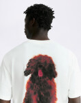Tričko Thinking MU Pet Portrait Aaron Tee WHITE