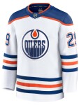 Fanatics Pánský dres Edmonton Oilers NHL Leon Draisaitl #29 Premium Away Velikost: 46 (S)