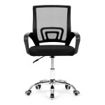 Dětská židle, výškově nastavitelná, černá síťovina, KA-L103 BK