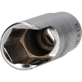 KS Tools 460.5087 3/8 speciální úhlový nástrčný klíč pro trubkové spojky, 14 mm