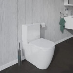 DURAVIT - ME by Starck WC kombi mísa, Vario odpad, WonderGliss, bílá 21700900001