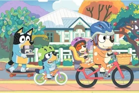 Trefl - Puzzle - Šťastná Bluey