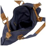 Stylová textilní kabelka na rameno Sofie, tmavě modrá