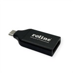 Renkforce RF-5234038 USB-C® / HDMI kabelový adaptér [1x USB-C® zástrčka - 1x HDMI zásuvka] černá stínění pletivem 0.15 m