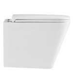 CERSANIT předstěnový instalační systém s černým tlačítkem K97-0637 + WC INVENA FLORINA WITH SOFT, včetně soft/close sedátka K97-526 0637 FL1
