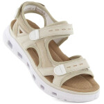 Pohodlné sandály na suchý zip Rieker W RKR691 beige 40