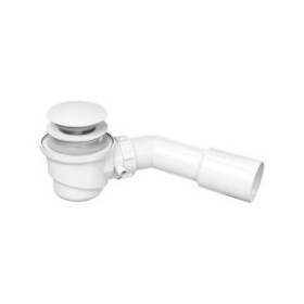 CERSANIT - Sifon click-clack pro volně stojící vany bez přepadu bílá S904-013