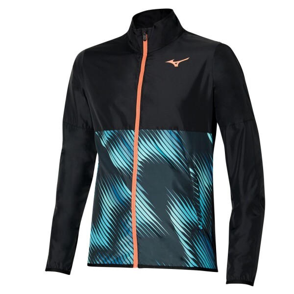 Běžecká bunda Mizuno Printed Jacket 62GEA00293 Velikost textilu: