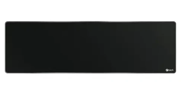 C-TECH MP-01XL černá / Podložka pod myš / 900x270x4mm / obšité okraje (MP-01XL-BK)
