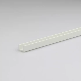 Profil U PVC bily lesk 6.2x8.7x1000