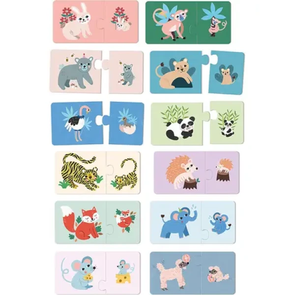 Vilac puzzle mláďátka a maminky