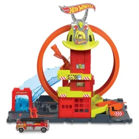 Mattel Hot Wheels HKX41 City super hasičská stanice se smyčkou