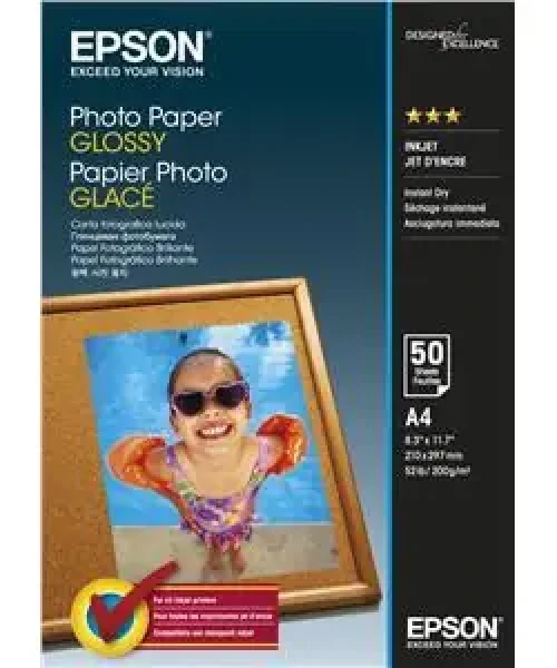 EPSON Photo Paper Glossy A4 / Fotopapír / Lesklý / 200 g/m2 / 50 listů (C13S042539)