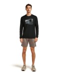 ICEBREAKER Mens Mer 150 Tech Lite LS Tee Peak Bal, Black velikost: XL