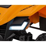 Mamido Dětská elektrická čtyřkolka McLaren Racing MCL 35 oranžová