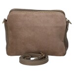 Dámská kožená crossbody kabelka Kaia, béžová