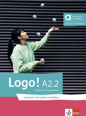 Logo! A2.2 – Hybride Ausgabe – Kursbuch + MP3/Video allango.net + Lizenz (24 Monate) - Sarah Fleer