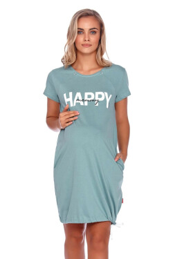 Dámská těhotenská košile 9504 green - Doctornap zelená XL