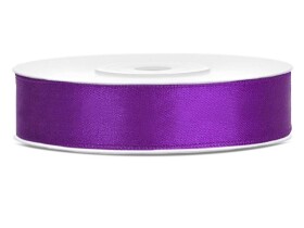 PartyDeco PartyDeco Sytě fialová stuha 12 mm x 25 m (1 ks)
