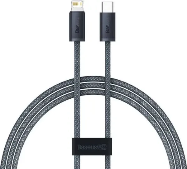 Baseus CALD000016 Kabel USB-C (M) - Lightning (M) 1 m šedá / 20W (CALD000016)