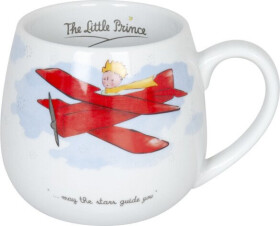 Hrnek buclák - Malý princ v letadle / The little prince Plain
