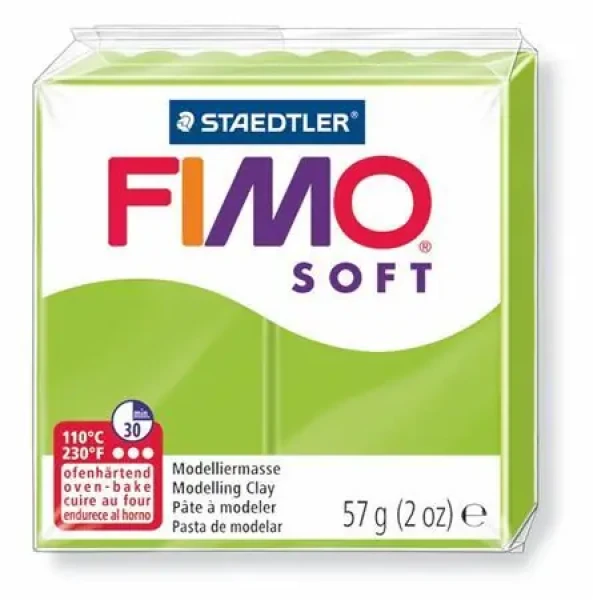 FIMO Modelovací hmota Soft jablkově zelená