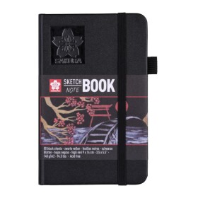 Sakura Sketch Book tvrdá vazba krémový papír 9x14 cm 80 listů 140 g