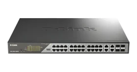 D-Link DSS-200G-28MPP/E / Switch / L2 Managed / 24x Gigabit PoE+ / 4x SFP / PoE 518W (DSS-200G-28MPP/E)